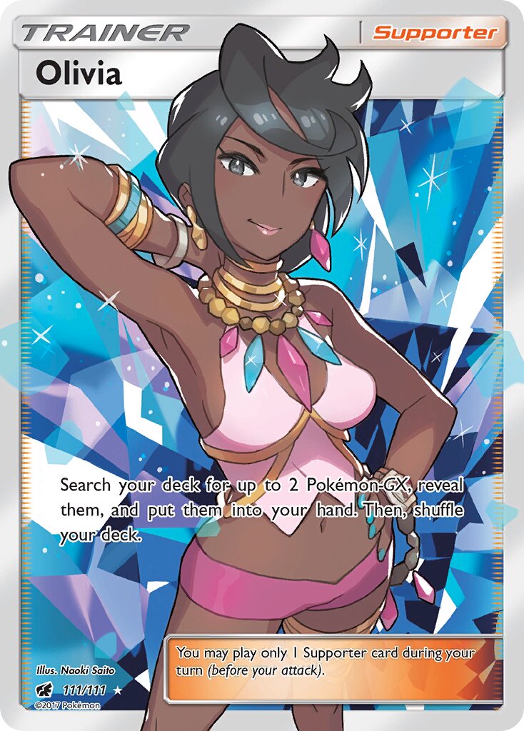 Olivia 111/125 — Crimson Invasion (English Pokémon TCG card)