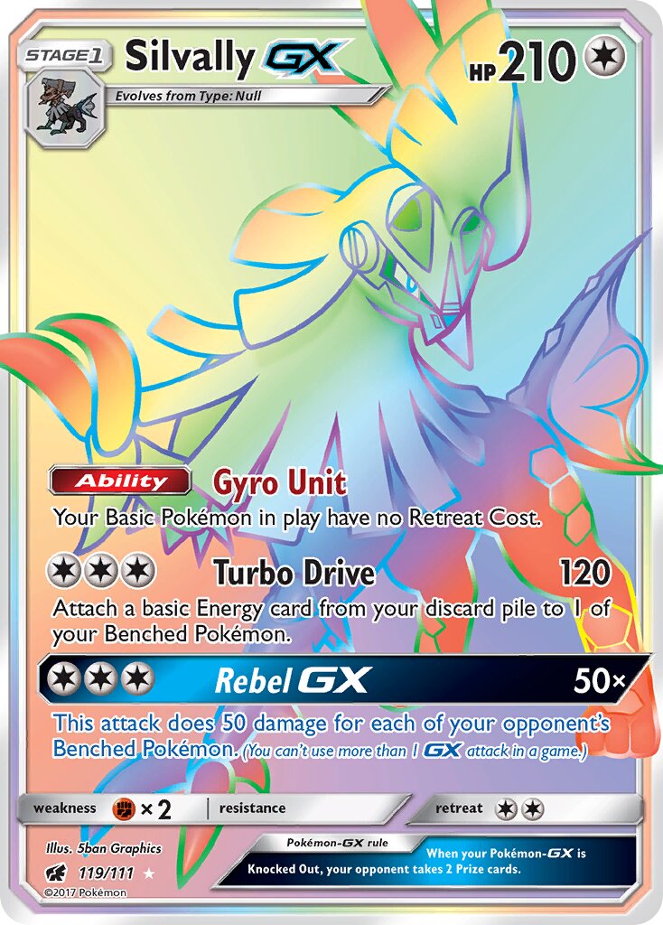 Silvally-GX 119/125 — Crimson Invasion (English Pokémon TCG card)