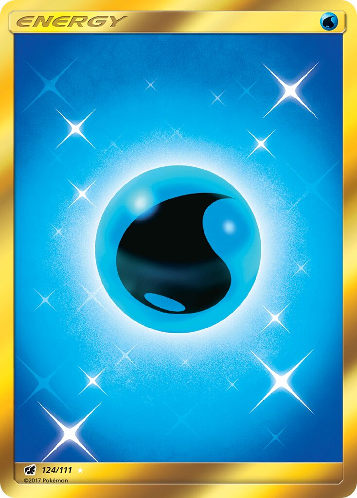 Water Energy 124/125 — Crimson Invasion (English Pokémon TCG card)