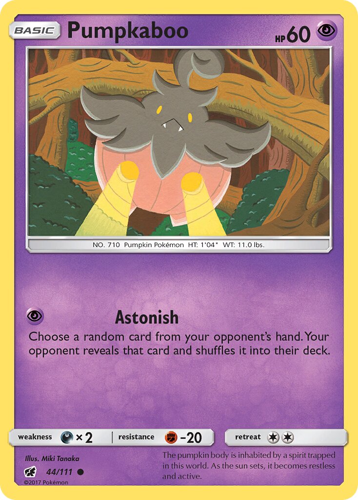 Pumpkaboo 044/125 — Crimson Invasion (English Pokémon TCG card)