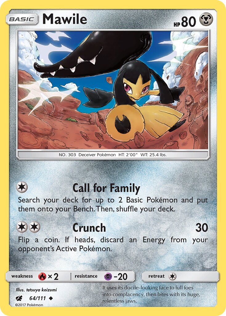 Mawile 064/125 — Crimson Invasion (English Pokémon TCG card)