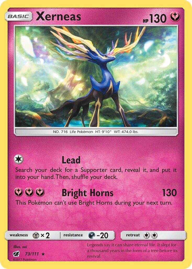 Xerneas 073/125 — Crimson Invasion (English Pokémon TCG card)
