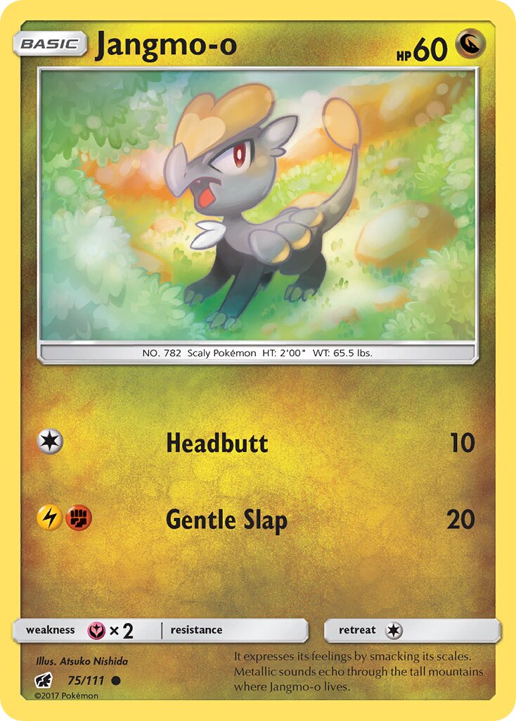 Jangmo-o 075/125 — Crimson Invasion (English Pokémon TCG card)