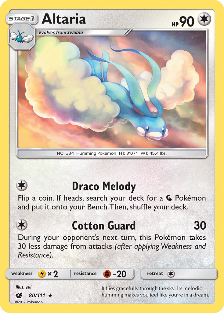 Altaria 080/125 — Crimson Invasion (English Pokémon TCG card)