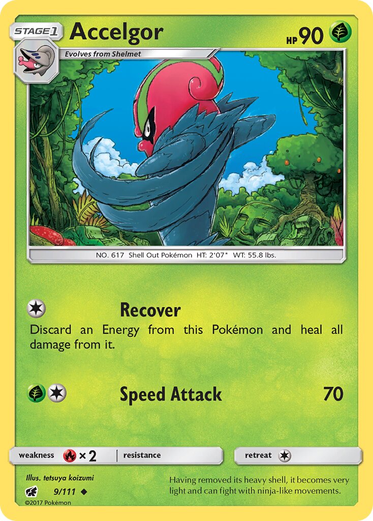 Accelgor 009/125 — Crimson Invasion (English Pokémon TCG card)