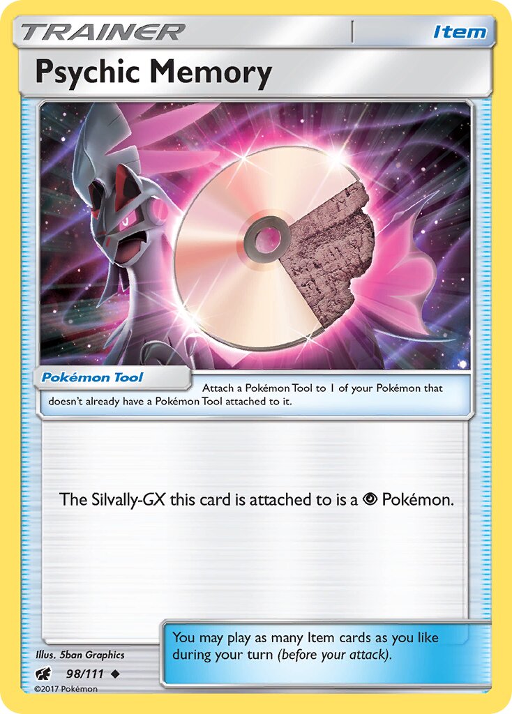 Psychic Memory 098/125 — Crimson Invasion (English Pokémon TCG card)