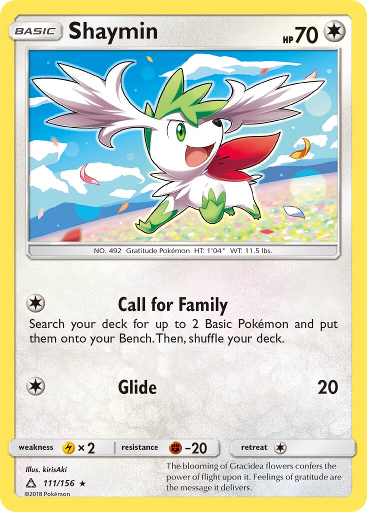 Shaymin 111/173 — Ultra Prism (English Pokémon TCG card)