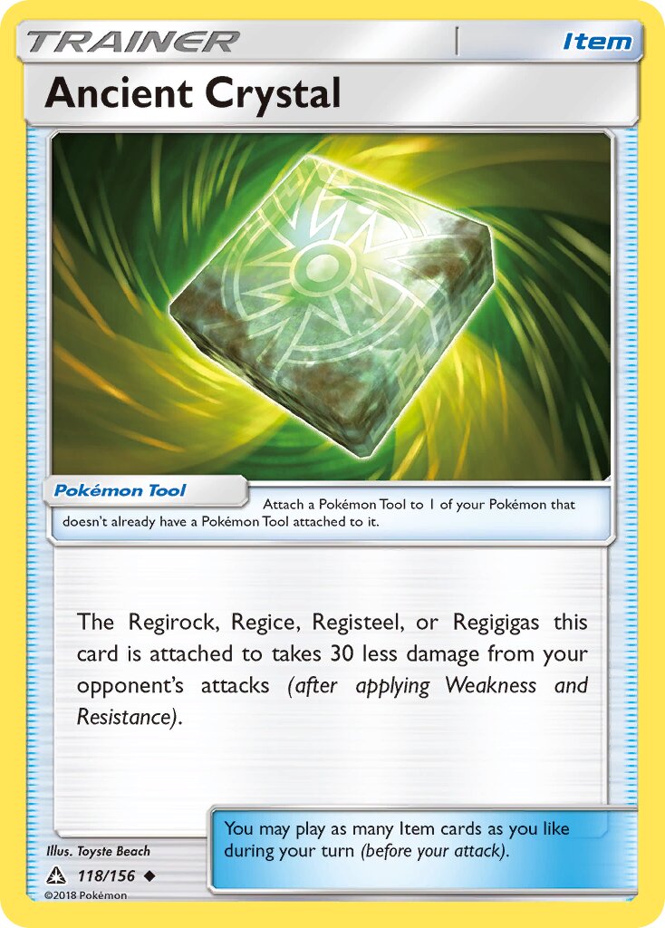 Ancient Crystal 118/173 — Ultra Prism (English Pokémon TCG card)