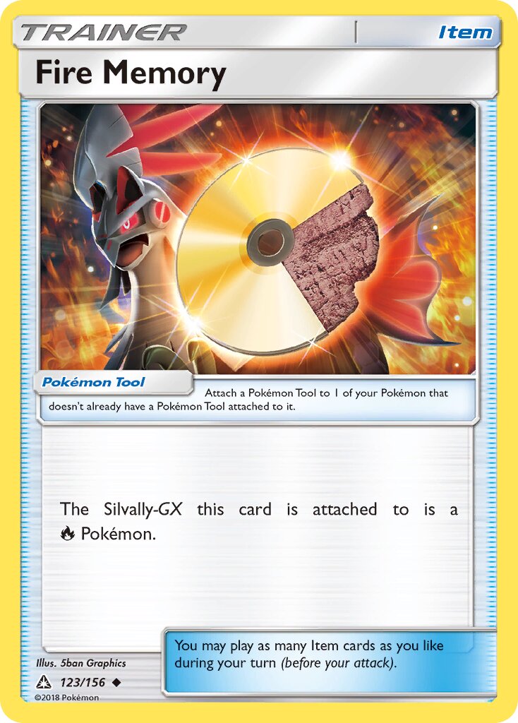 Fire Memory 123/173 — Ultra Prism (English Pokémon TCG card)