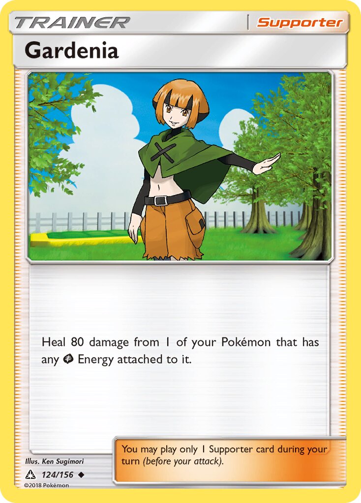 Gardenia 124/173 — Ultra Prism (English Pokémon TCG card)