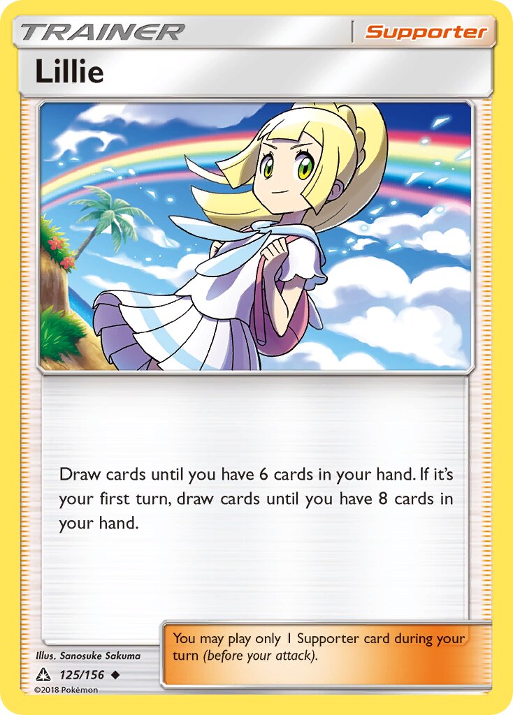 Lillie 125/173 — Ultra Prism (English Pokémon TCG card)