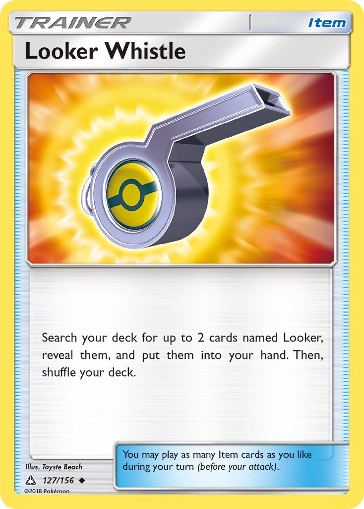 Looker Whistle 127/173 — Ultra Prism (English Pokémon TCG card)