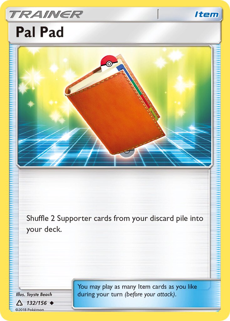 Pal Pad 132/173 — Ultra Prism (English Pokémon TCG card)