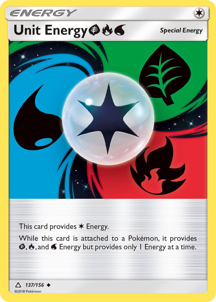 Unit Energy GFW 137/173 — Ultra Prism (English Pokémon TCG card)