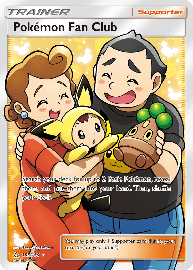 Pokémon Fan Club 155/173 — Ultra Prism (English Pokémon TCG card)