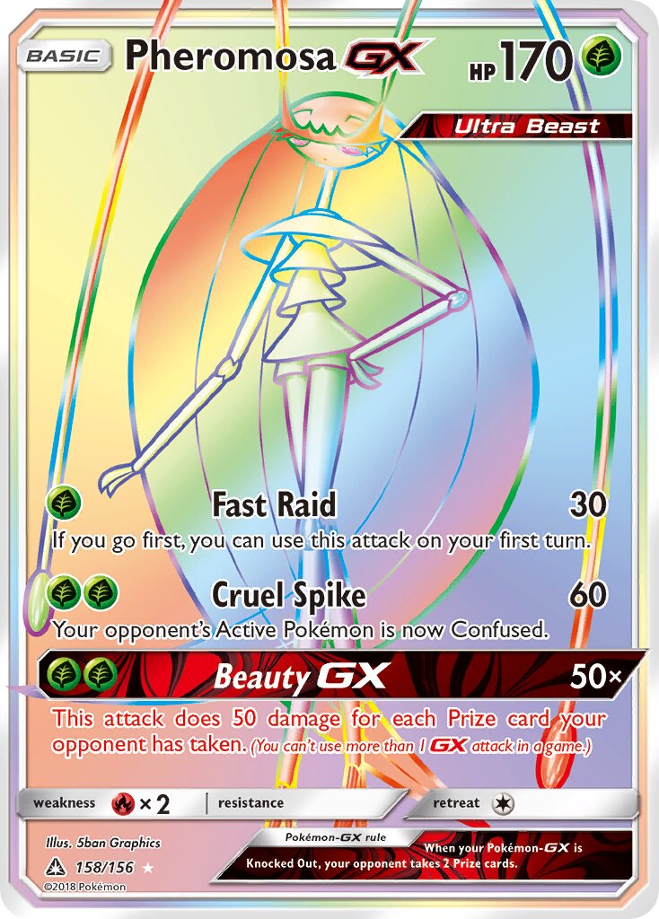 Pheromosa-GX 158/173 — Ultra Prism (English Pokémon TCG card)