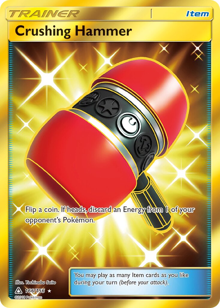 Crushing Hammer 166/173 — Ultra Prism (English Pokémon TCG card)