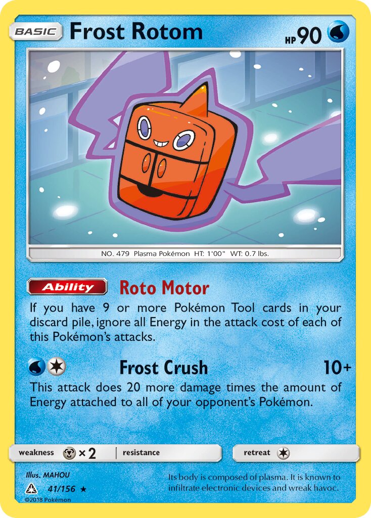 Frost Rotom 041/173 — Ultra Prism (English Pokémon TCG card)