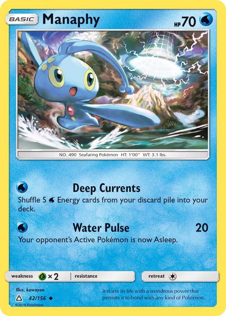 Manaphy 042/173 — Ultra Prism (English Pokémon TCG card)