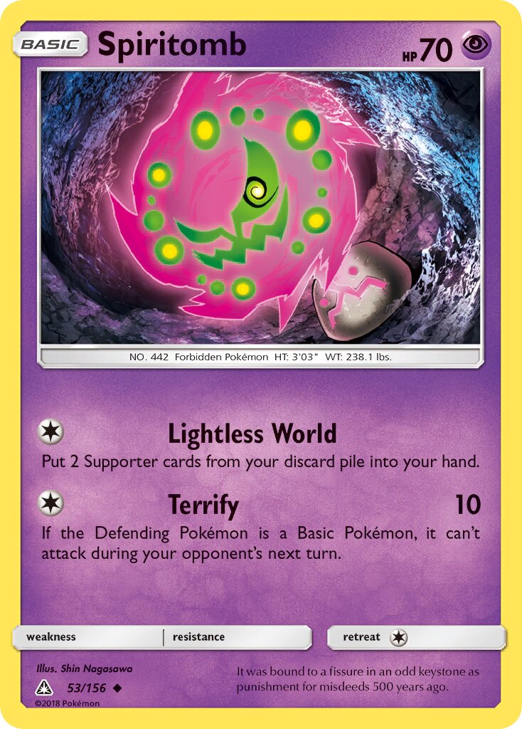 Spiritomb 053/173 — Ultra Prism (English Pokémon TCG card)