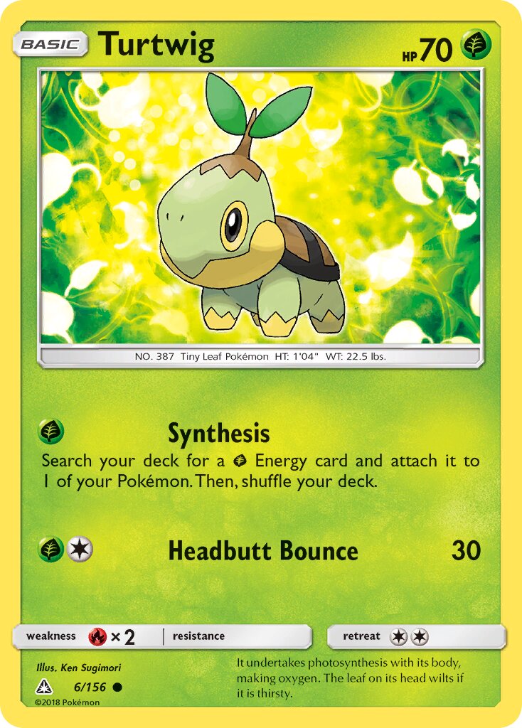 Turtwig 006/173 — Ultra Prism (English Pokémon TCG card)
