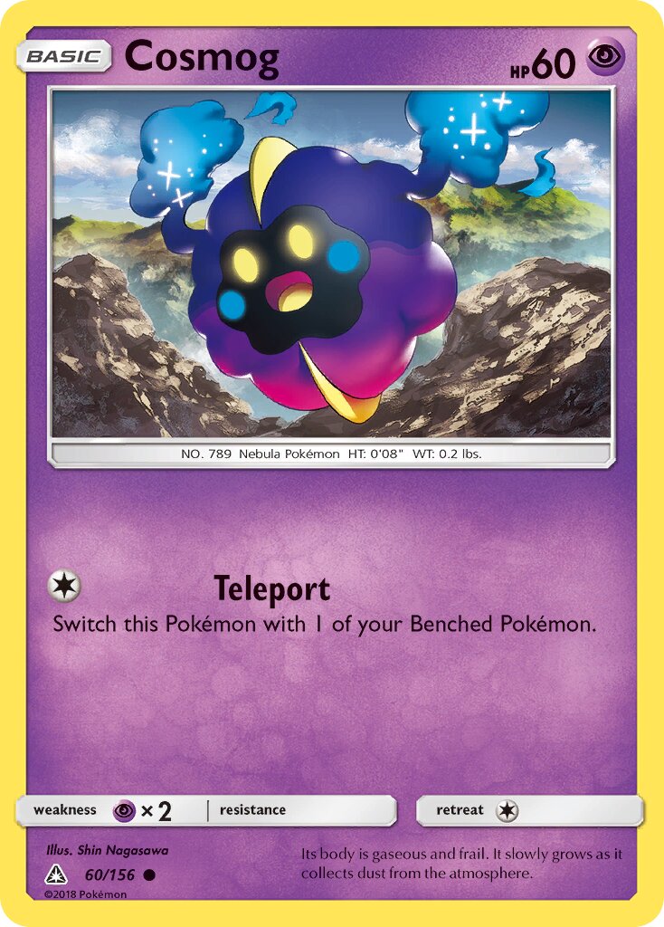 Cosmog 060/173 — Ultra Prism (English Pokémon TCG card)