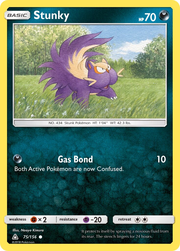Stunky 075/173 — Ultra Prism (English Pokémon TCG card)