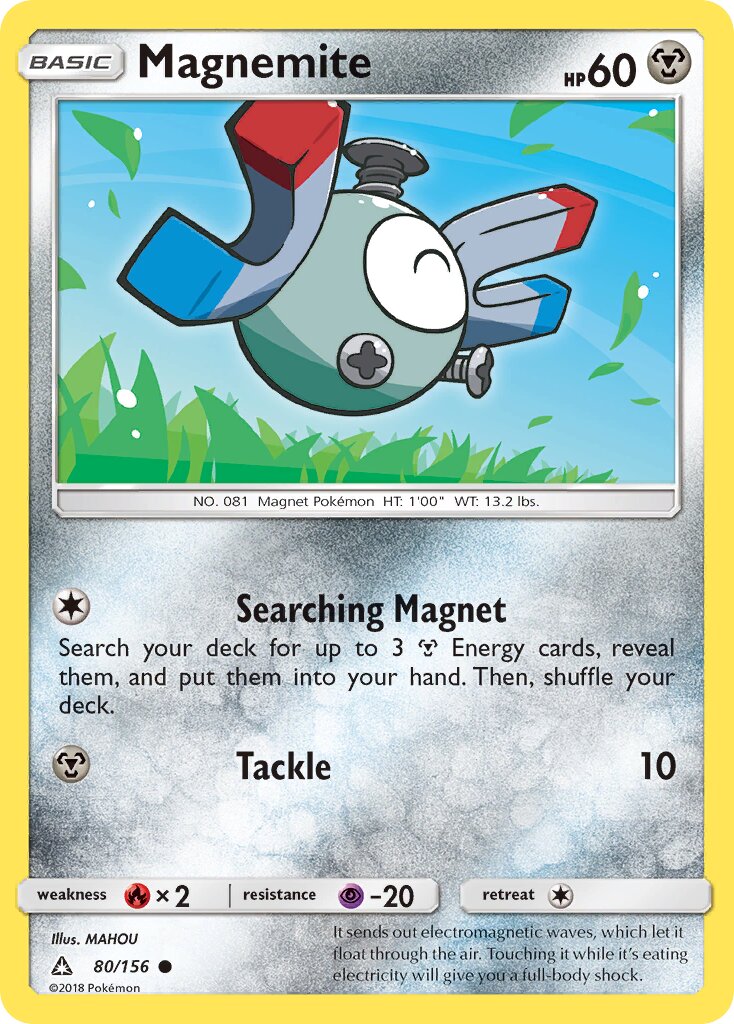 Magnemite 080/173 — Ultra Prism (English Pokémon TCG card)