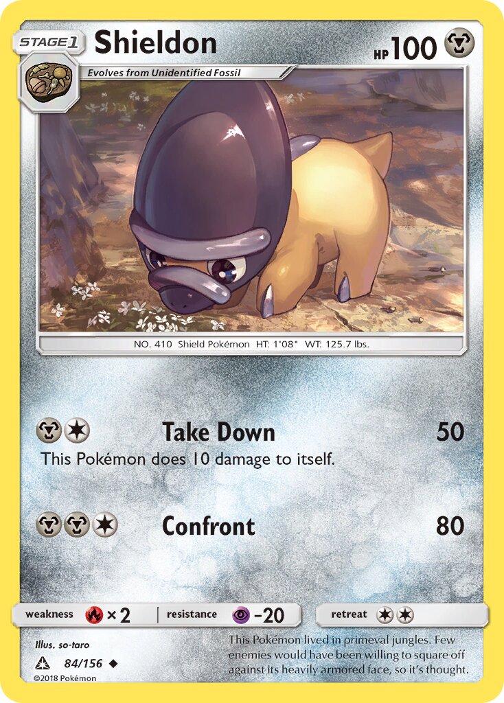 Shieldon 084/173 — Ultra Prism (English Pokémon TCG card)