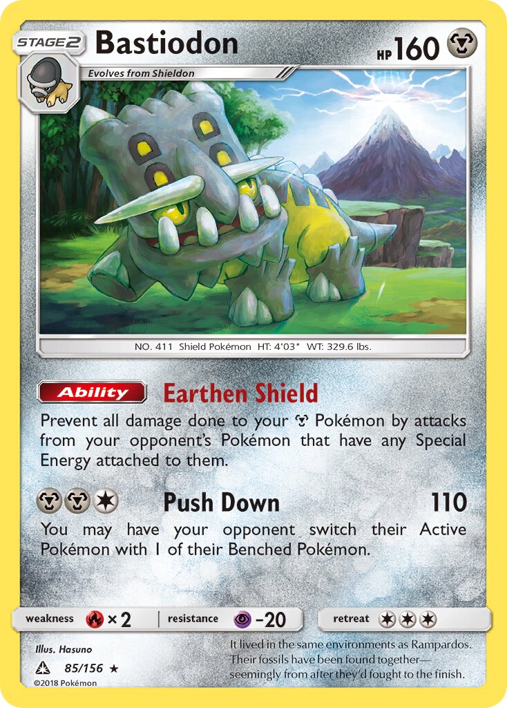 Bastiodon 085/173 — Ultra Prism (English Pokémon TCG card)
