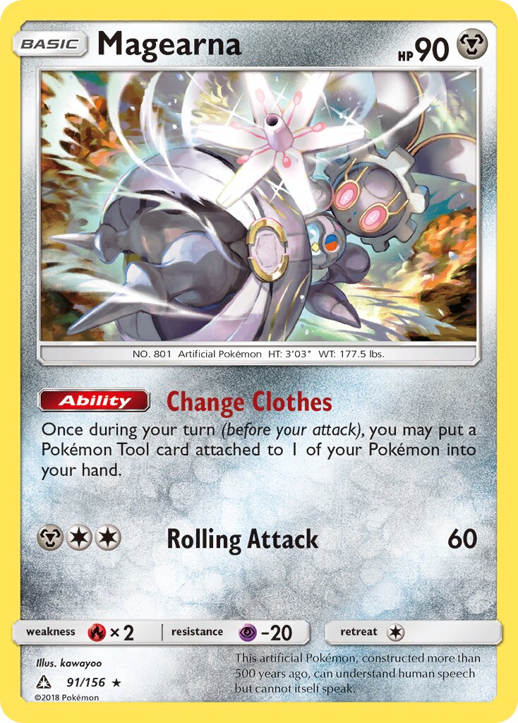 Magearna 091/173 — Ultra Prism (English Pokémon TCG card)