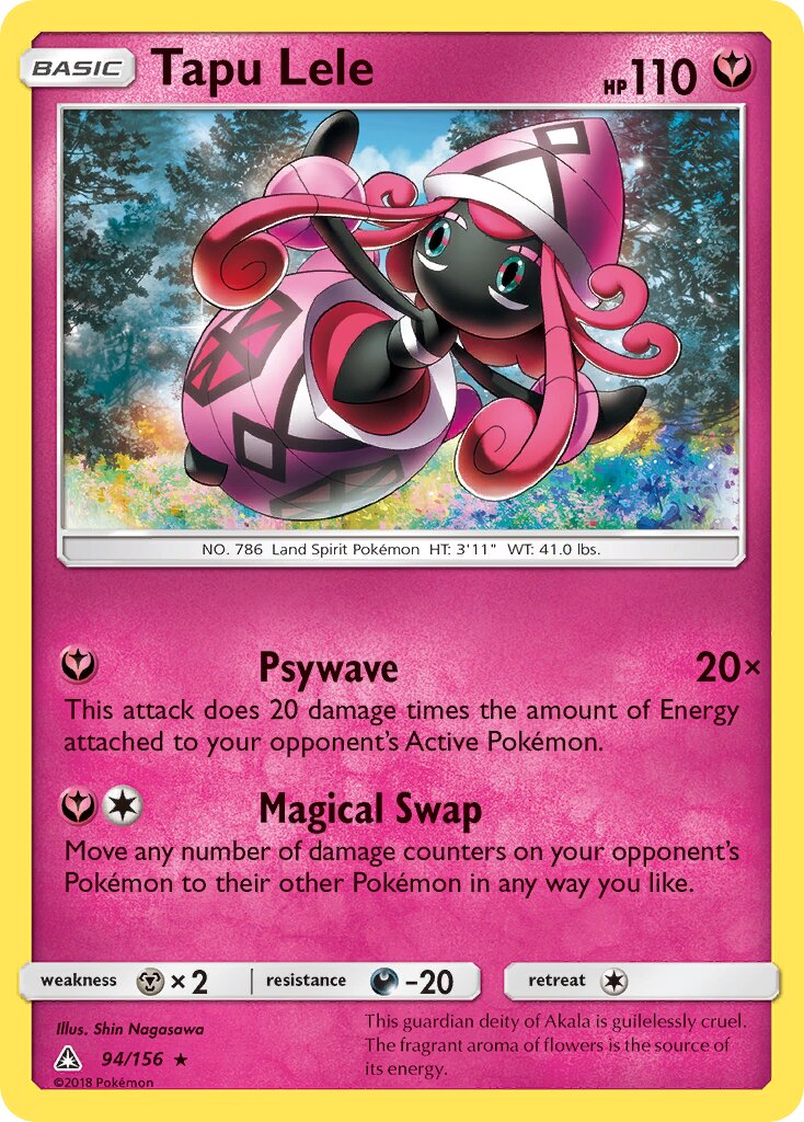 Tapu Lele 094/173 — Ultra Prism (English Pokémon TCG card)