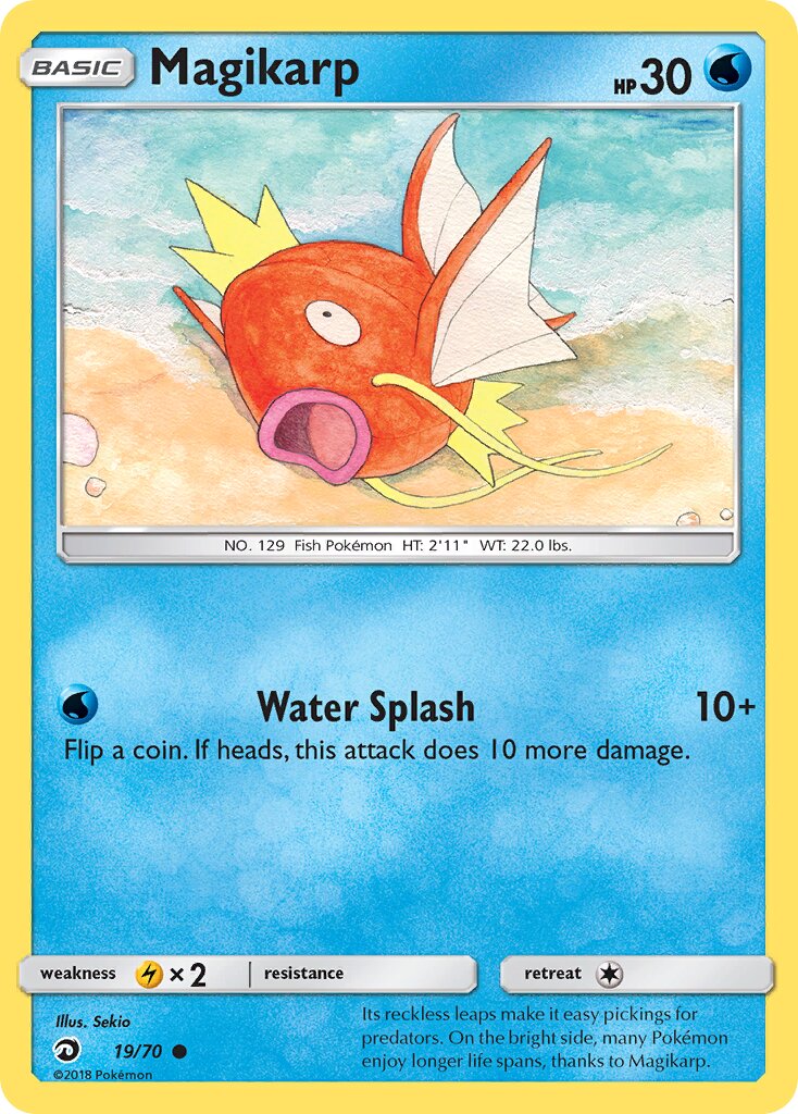 Magikarp 019/78 — Dragon Majesty (English Pokémon TCG card)