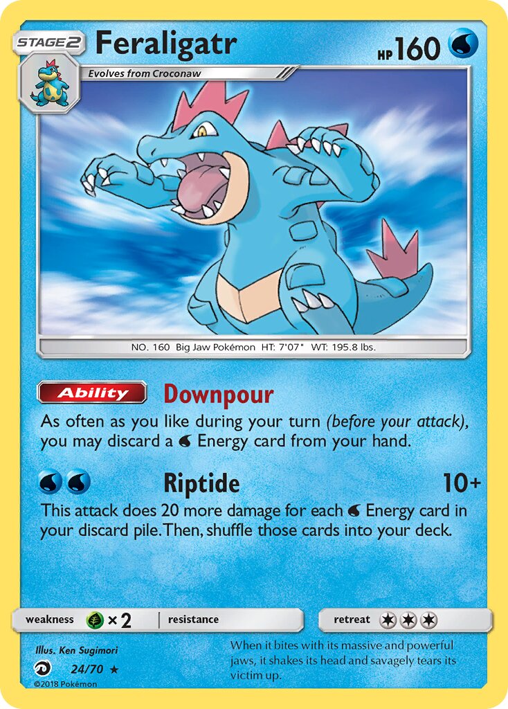 Feraligatr 024/78 — Dragon Majesty (English Pokémon TCG card)