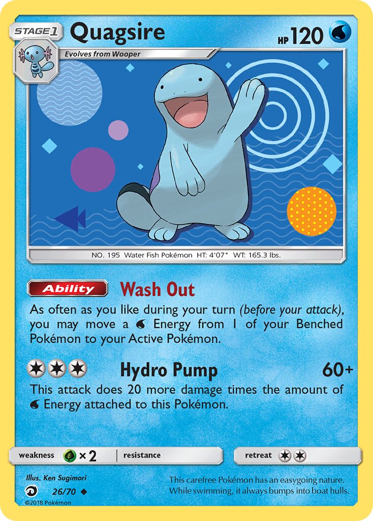 Quagsire 026/78 — Dragon Majesty (English Pokémon TCG card)