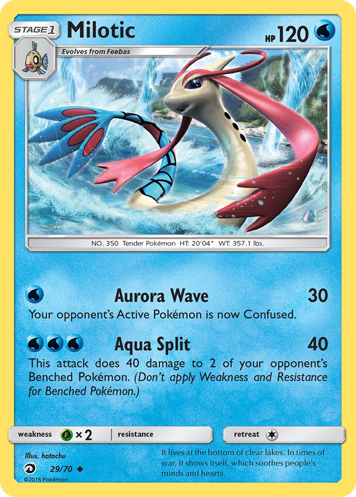 Milotic 029/78 — Dragon Majesty (English Pokémon TCG card)