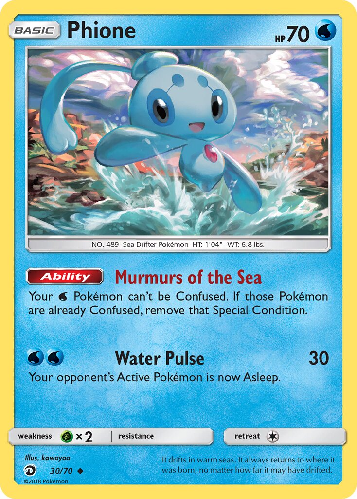 Phione 030/78 — Dragon Majesty (English Pokémon TCG card)