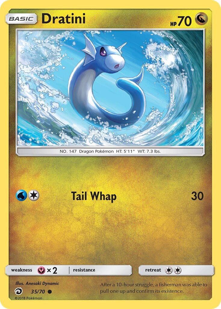 Dratini 035/78 — Dragon Majesty (English Pokémon TCG card)