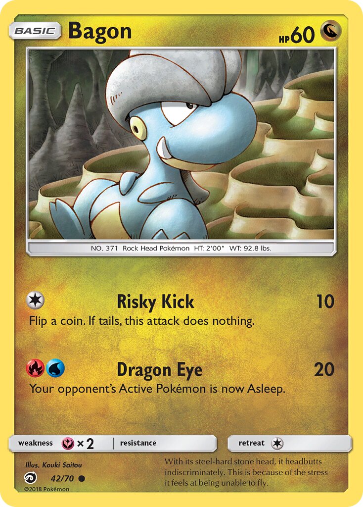 Bagon 042/78 — Dragon Majesty (English Pokémon TCG card)
