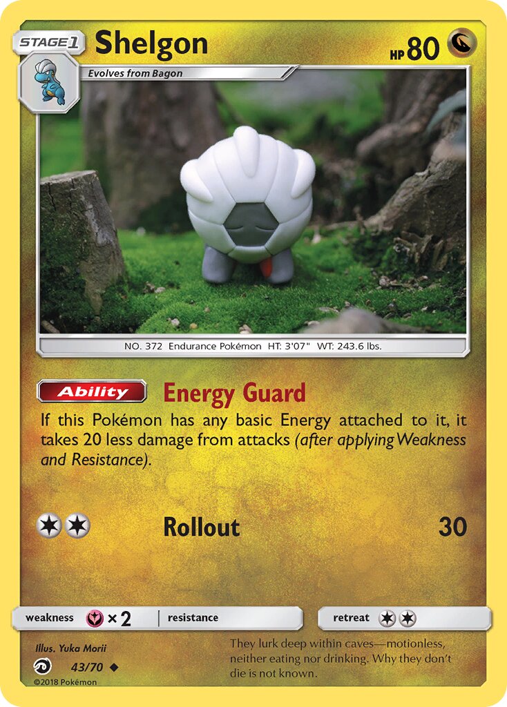 Shelgon 043/78 — Dragon Majesty (English Pokémon TCG card)