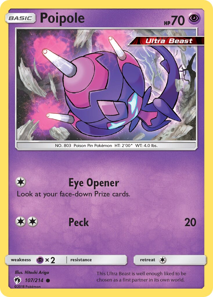 Poipole 107/236 — Lost Thunder (English Pokémon TCG card)