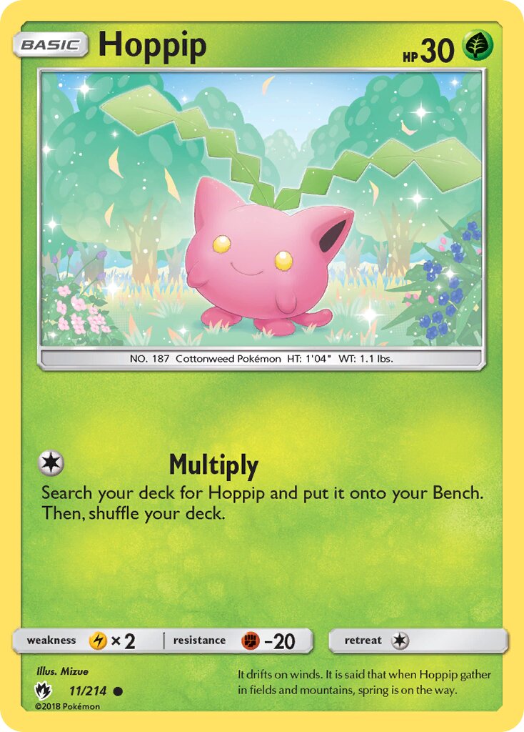 Hoppip 011/236 — Lost Thunder (English Pokémon TCG card)