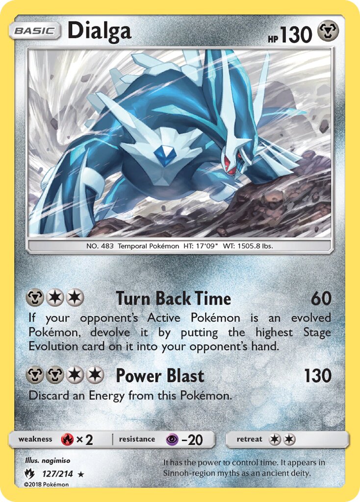 Dialga 127/236 — Lost Thunder (English Pokémon TCG card)