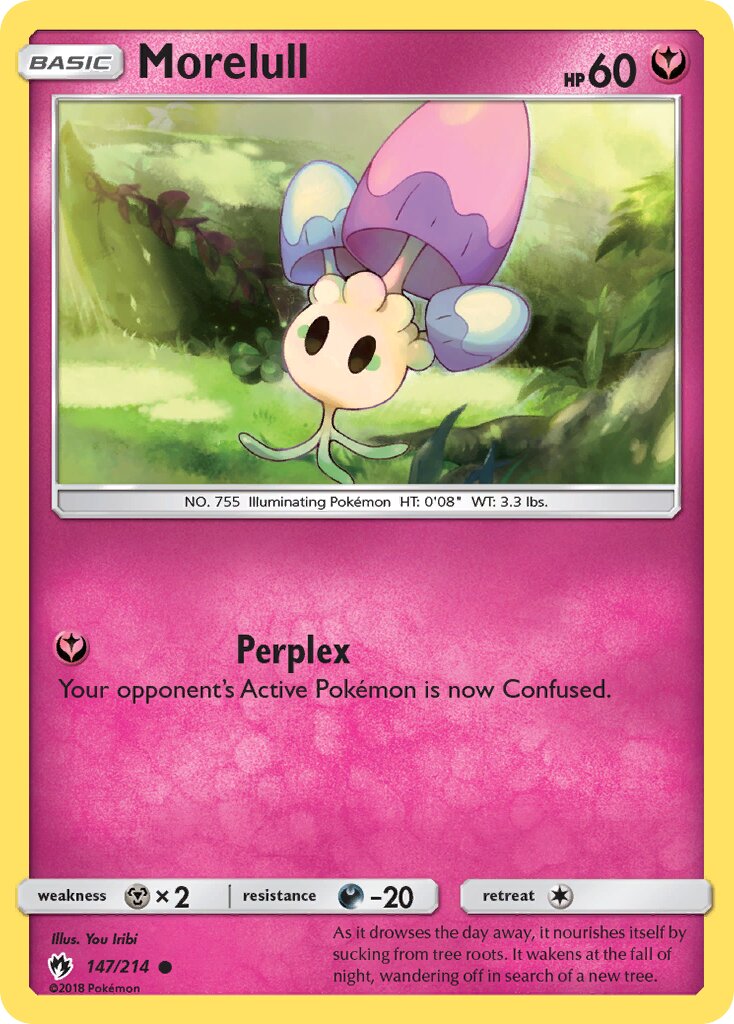 Morelull 147/236 — Lost Thunder (English Pokémon TCG card)