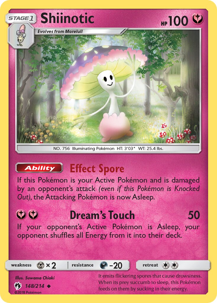 Shiinotic 148/236 — Lost Thunder (English Pokémon TCG card)