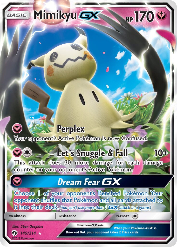 Mimikyu-GX 149/236 — Lost Thunder (English Pokémon TCG card)