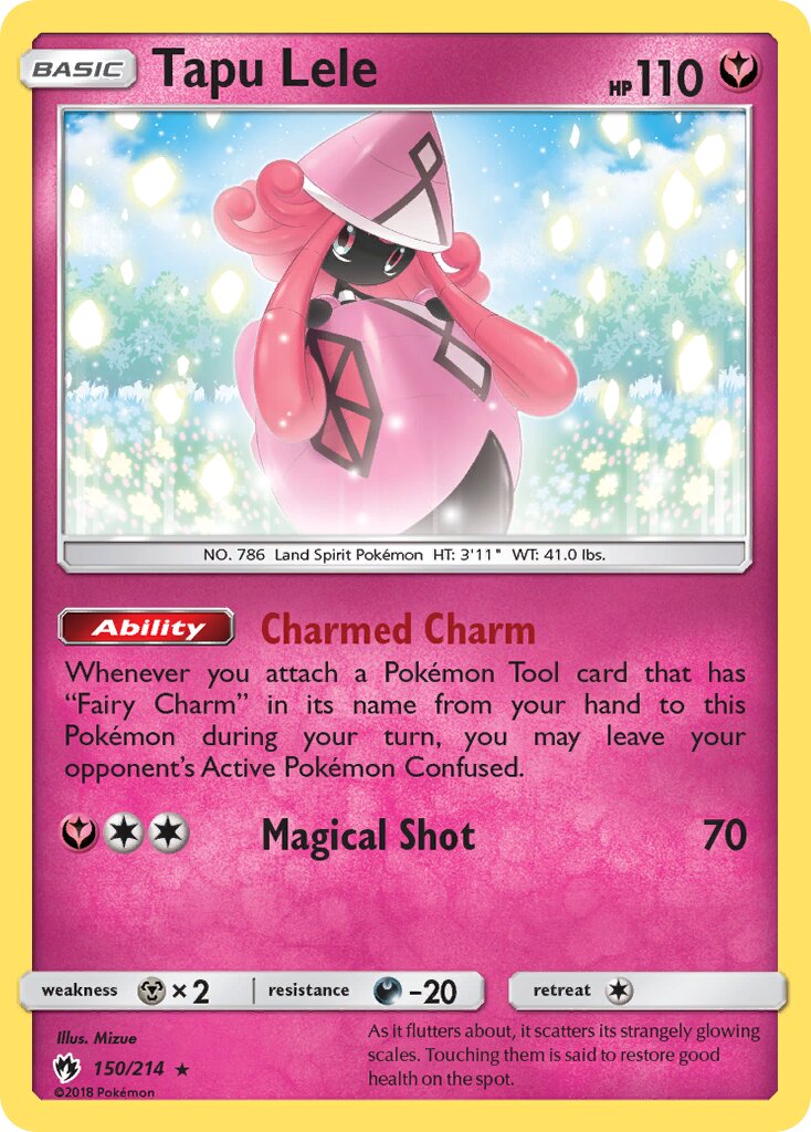 Tapu Lele 150/236 — Lost Thunder (English Pokémon TCG card)