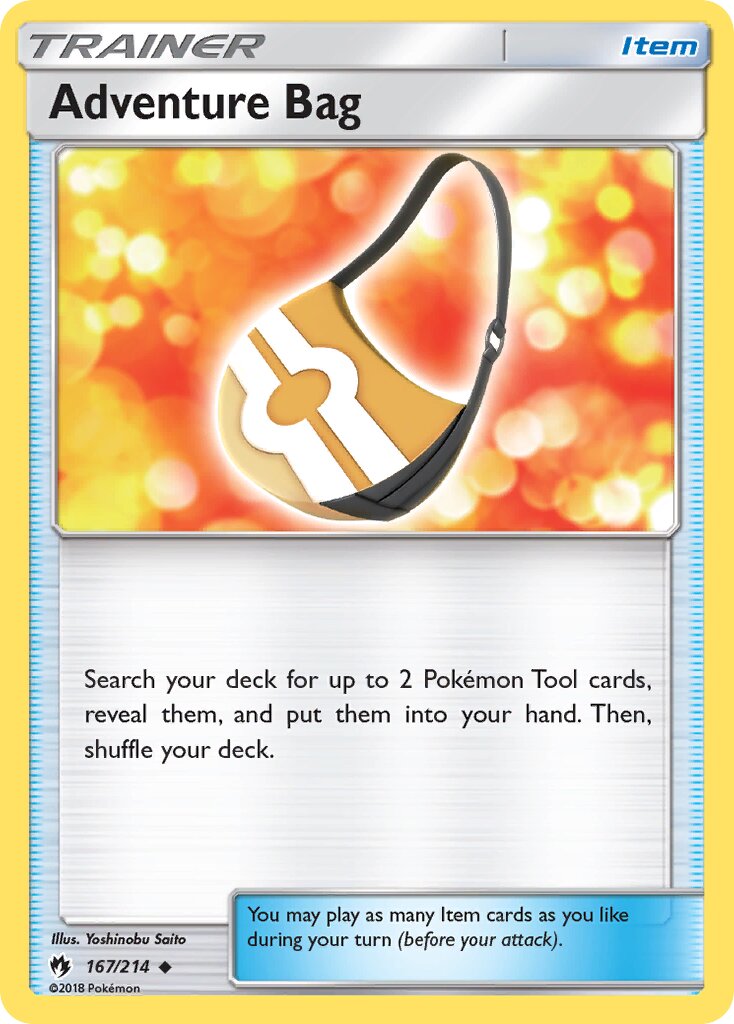 Adventure Bag 167/236 — Lost Thunder (English Pokémon TCG card)
