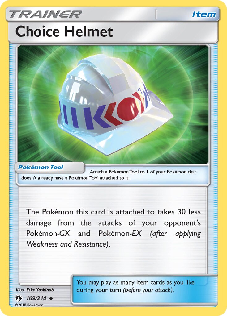 Choice Helmet 169/236 — Lost Thunder (English Pokémon TCG card)