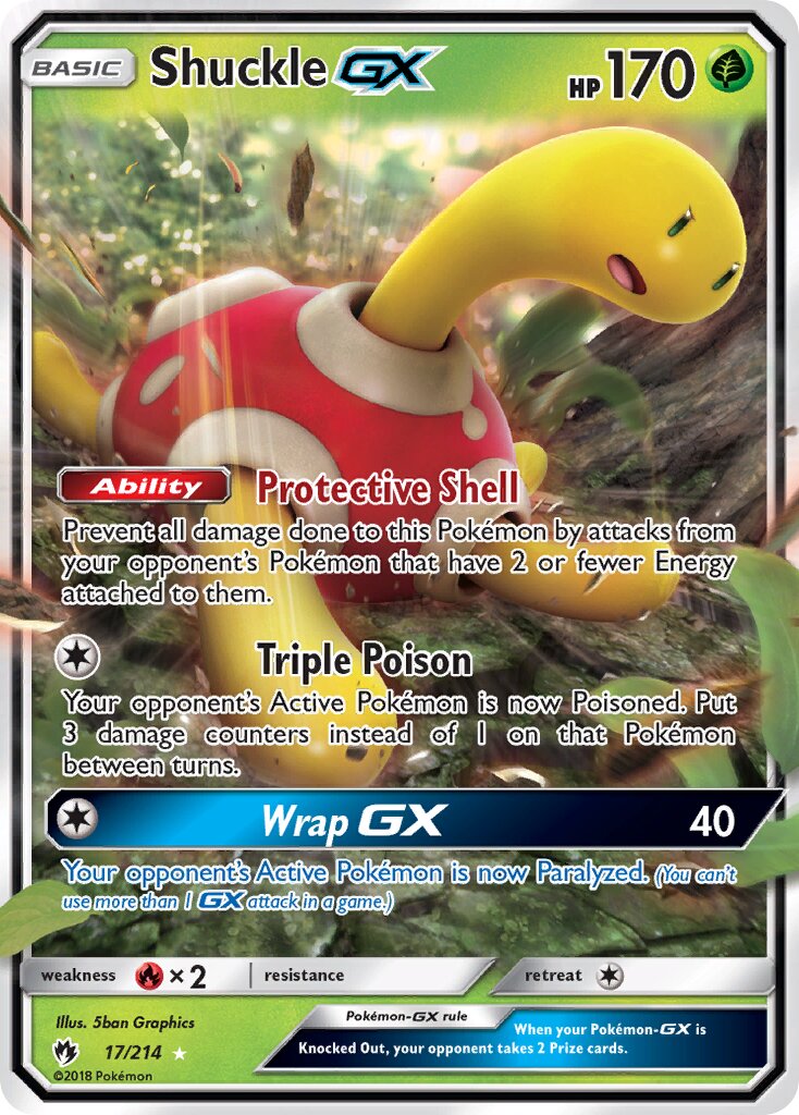Shuckle-GX 017/236 — Lost Thunder (English Pokémon TCG card)